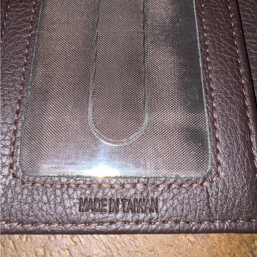 Ariat Tan and Brown Leather Wallet